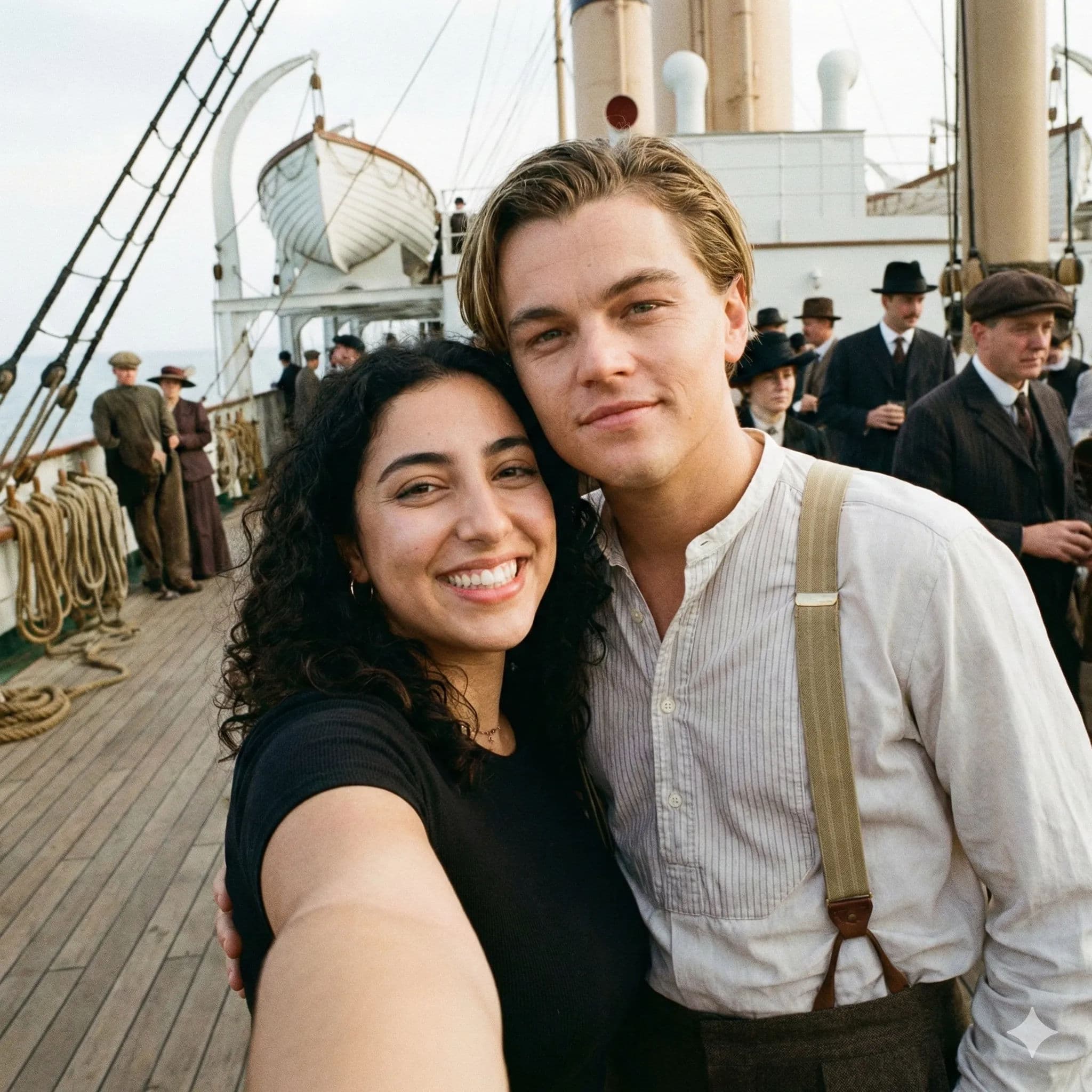 You’re on the Titanic with leonardo dicaprio 