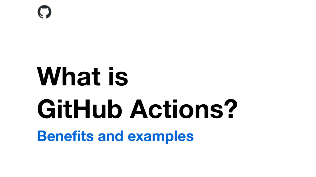 GitHub actions with YAML