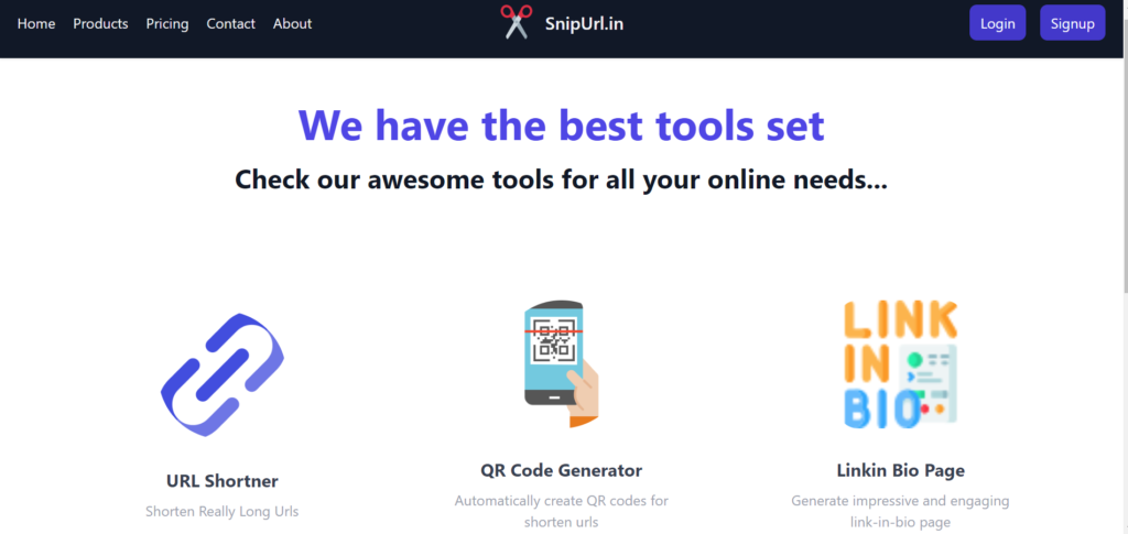 snipurl.in url shortener