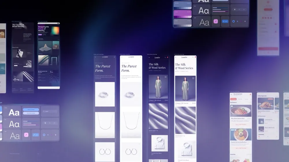 google new update stitch with voice command